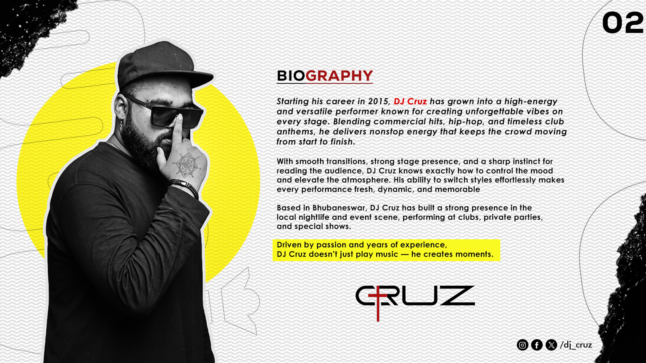 DJ CRUZ biography